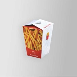 Cone French Fries Box (Takeaway), Qty:1000